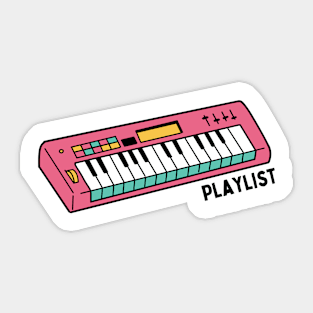 Musical keyboard Sticker